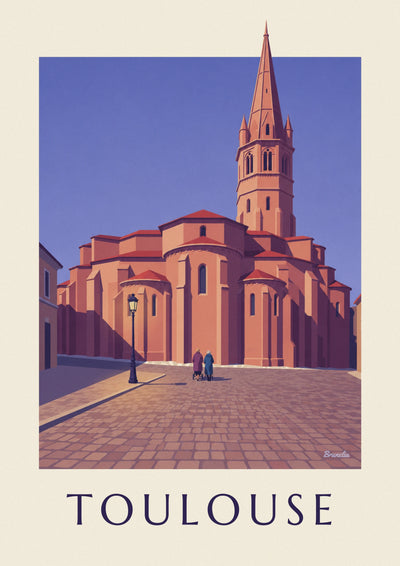 Poster Chor der Basilika Saint-Sernin in Toulouse: das ganze Poster