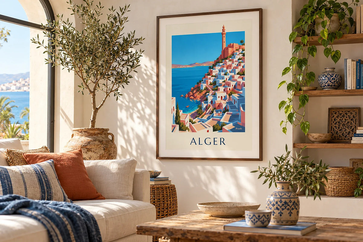 Bohemian posters: the art of an interior that travels