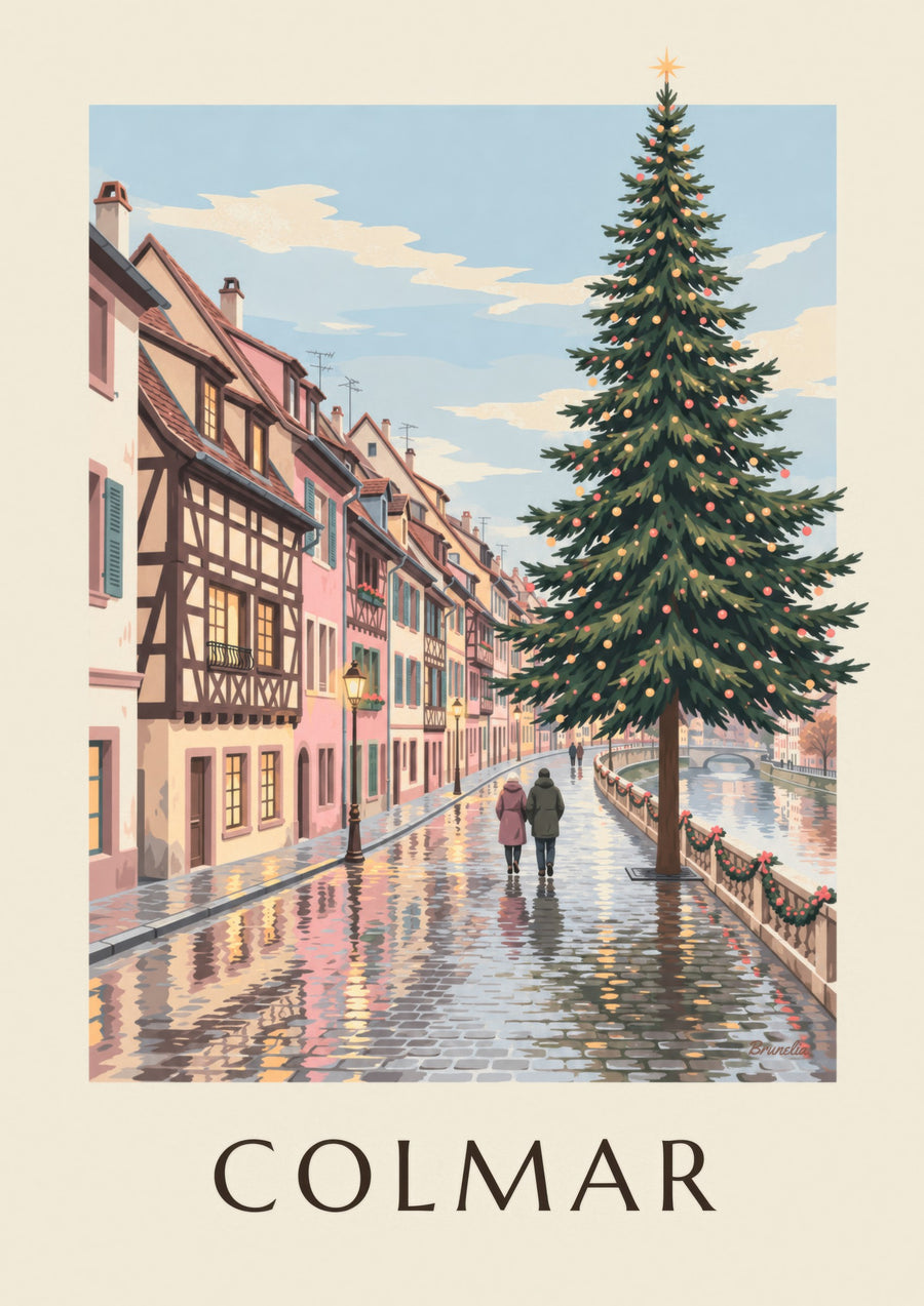 Affiche Quai de la Poissonnerie à Colmar