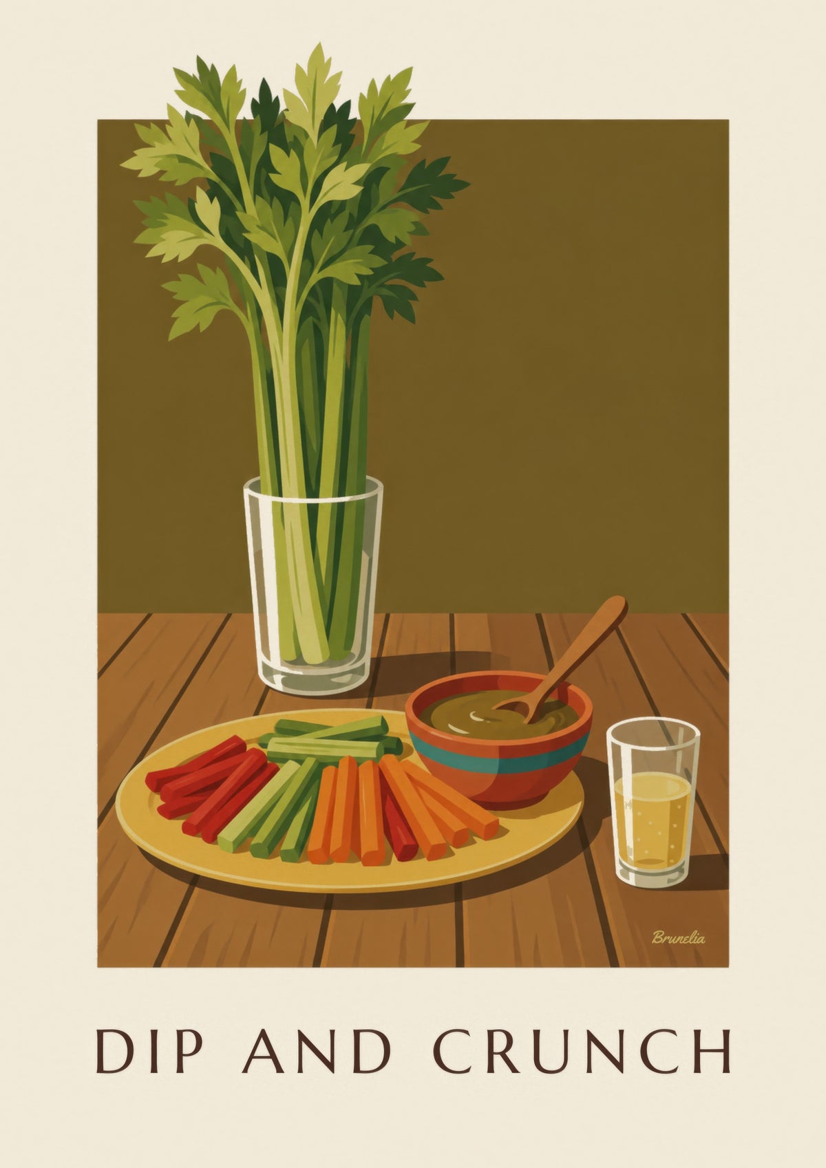Poster mit Anchoïade und knackigem Gemüse
