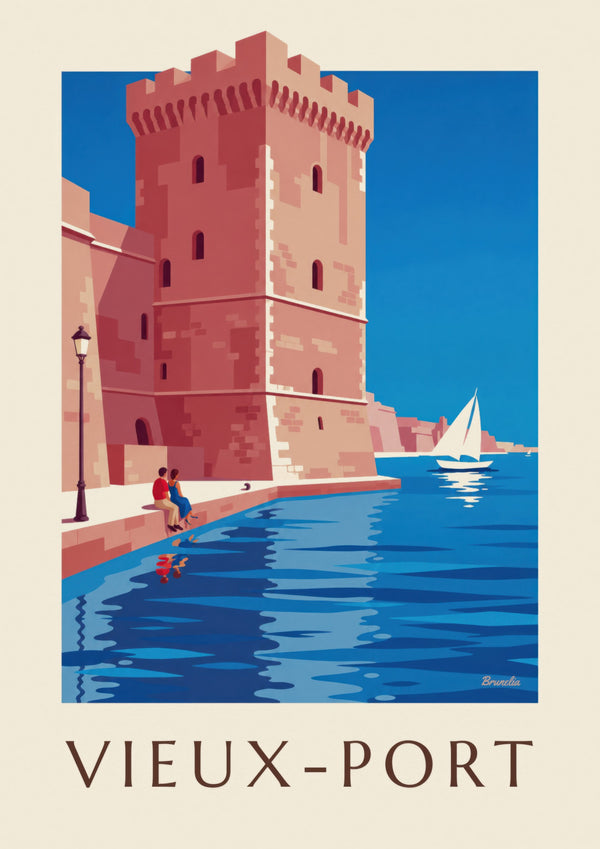 Affiche Tour du Roi René à Marseille