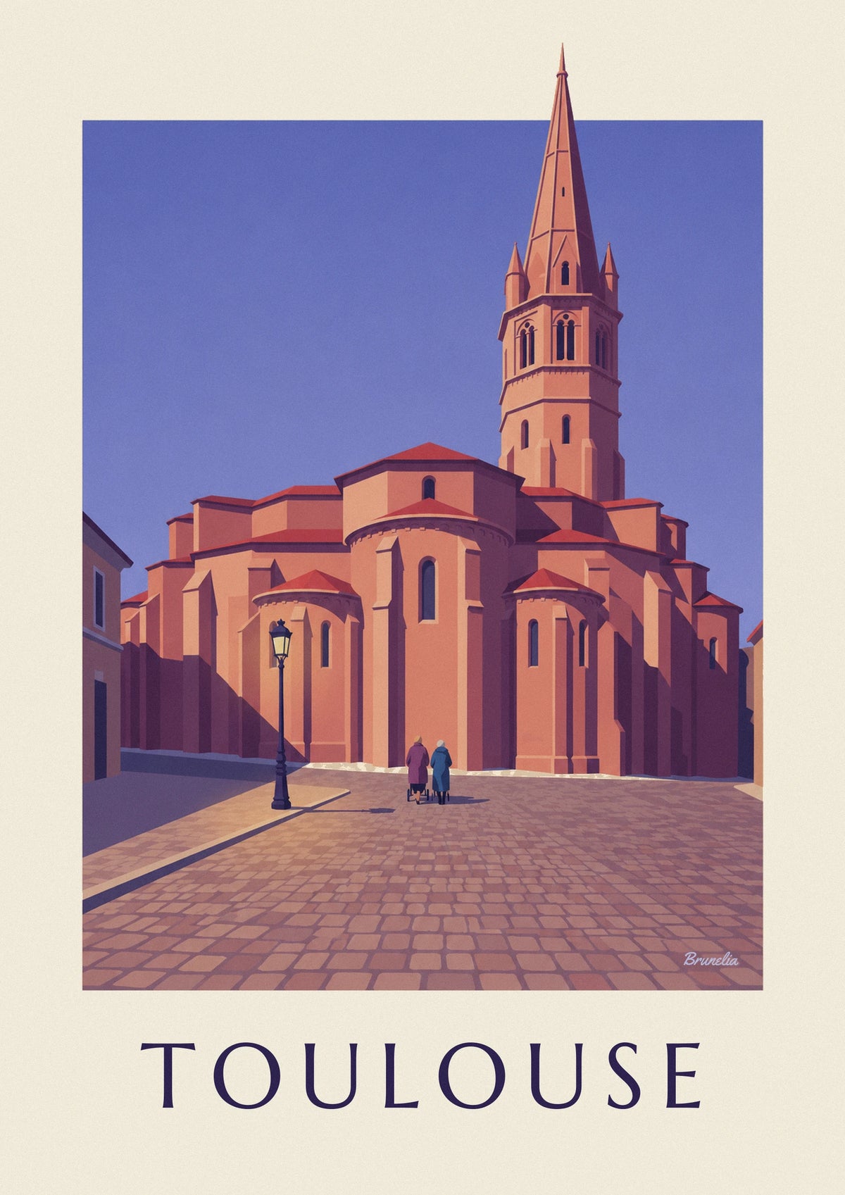 Toulouse Saint-Sernin Basilica apse poster