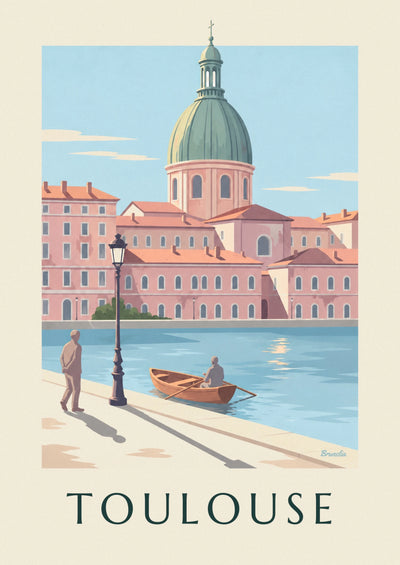Poster Kuppel von La Grave an der Garonne in Toulouse: das ganze Poster